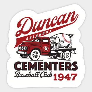 Duncan Cementers Sticker